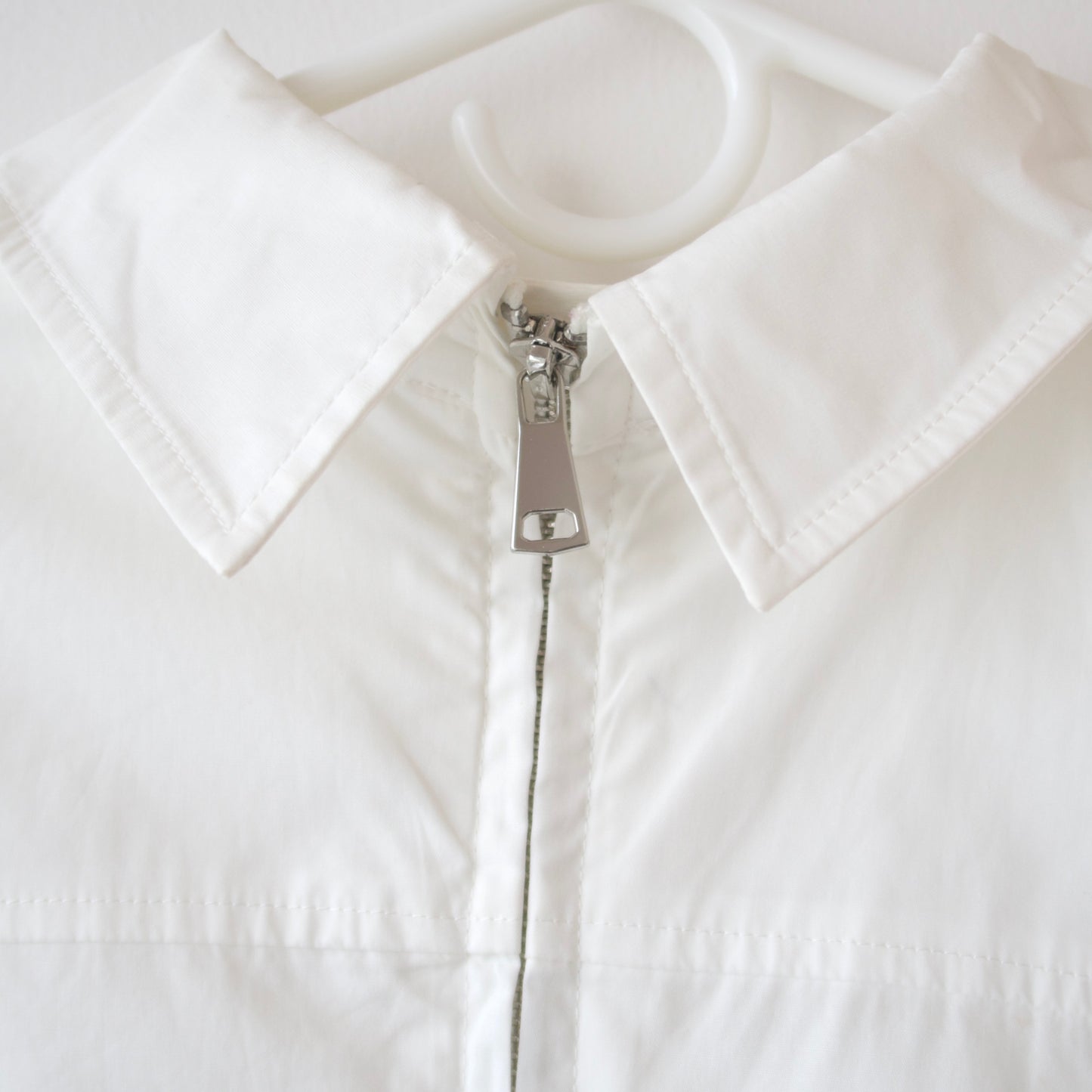 Cropped Corseted White Popeline Shirt Blouse Top